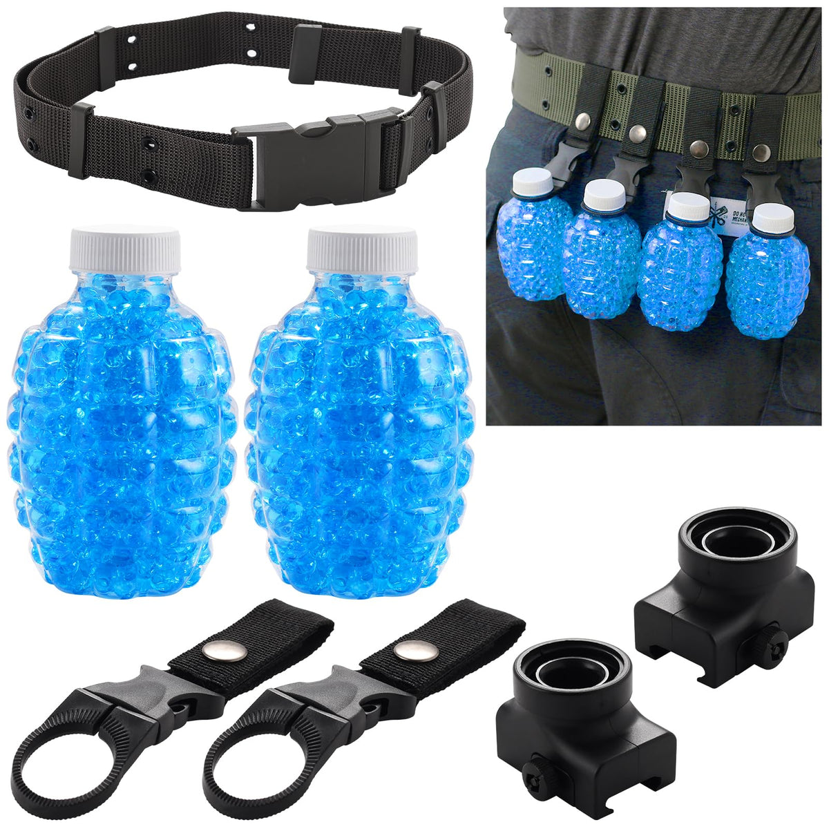 HDRASON Orby bottle hopper pair for quick gel rounds loading during play