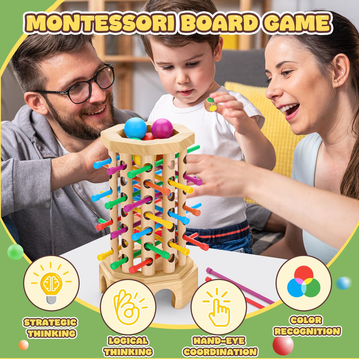 Hdsahdok family play time with this Montessori set