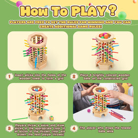 Hdsahdok wooden balls featured in the game support smooth balanced play
