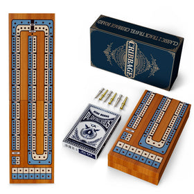 Hdsahdok travel cribbage board folded for pocket storage and portable play