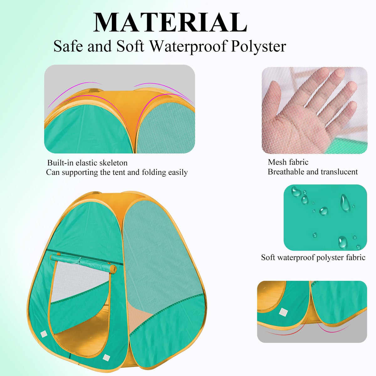 HDUAWHE indoor outdoor use kids tent offering safe, imaginative space