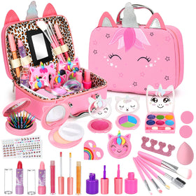 Heaning Kids Makeup Kit cover showing vibrant colors for imaginative dress-up.