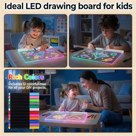 Heanolier board with 11 light modes for vibrant sketches