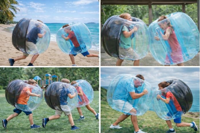 HearthSong bumper-balls family-fun-outdoor ideal for lively, safe motion