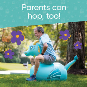 HearthSong dragon riding bouncer toy for kids