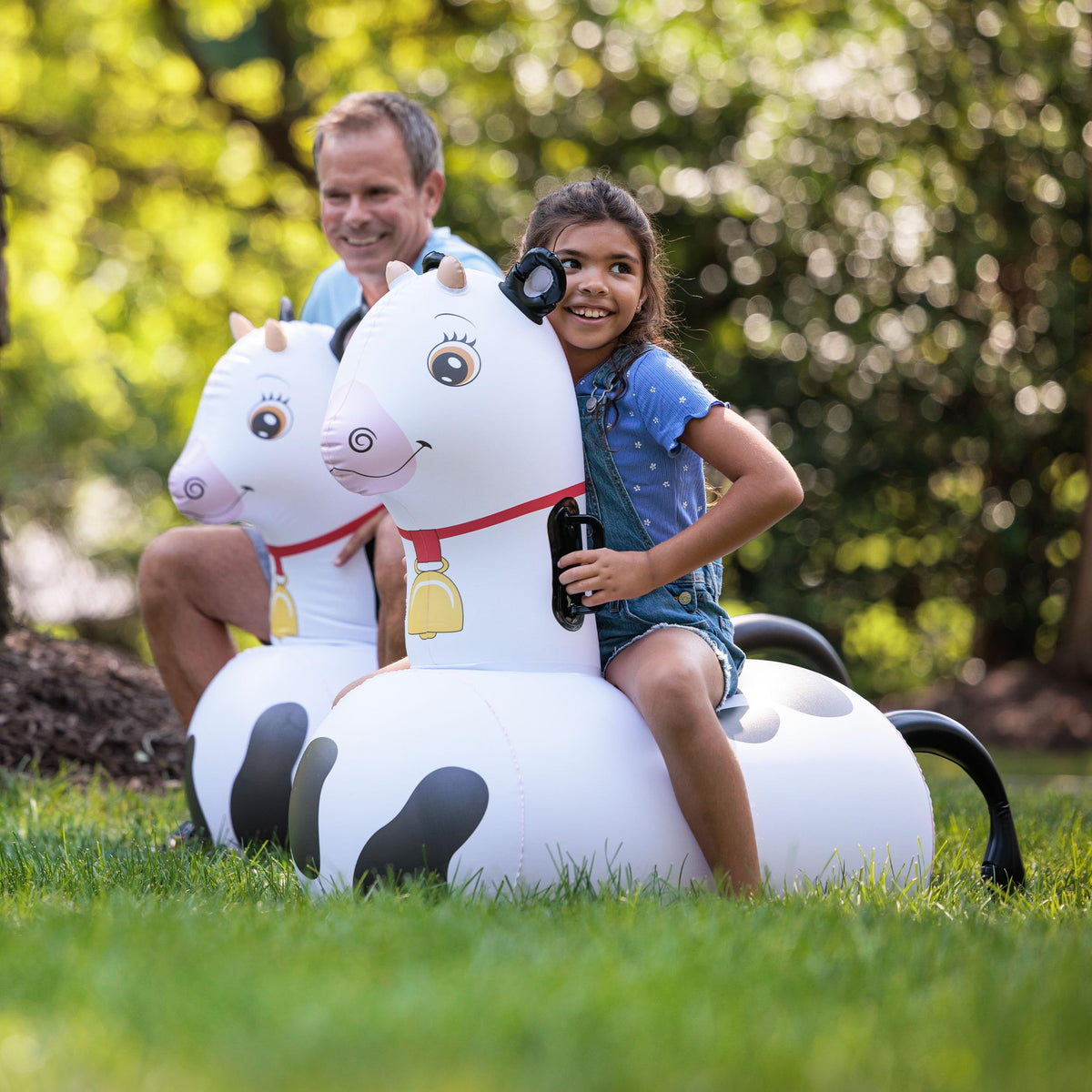 HearthSong Hop N Go cow compact storage for easy transport.