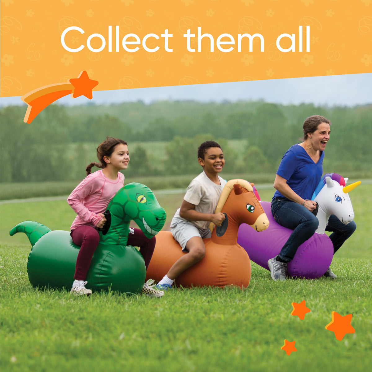 HearthSong Hop N Go strong handles provide secure grip during bouncing.