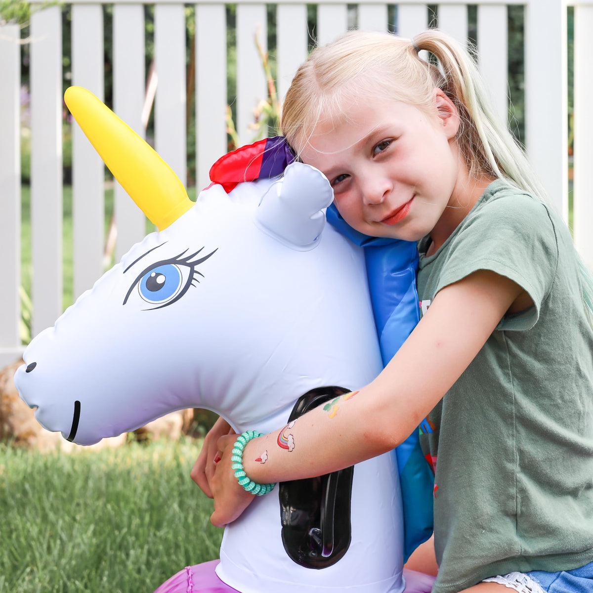 HearthSong Hop N Go unicorn portable outdoor toy for gatherings
