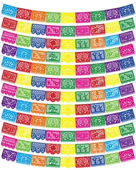 Heartome Cinco de Mayo banner 18ft, assembly-ready for quick indoor or outdoor display.