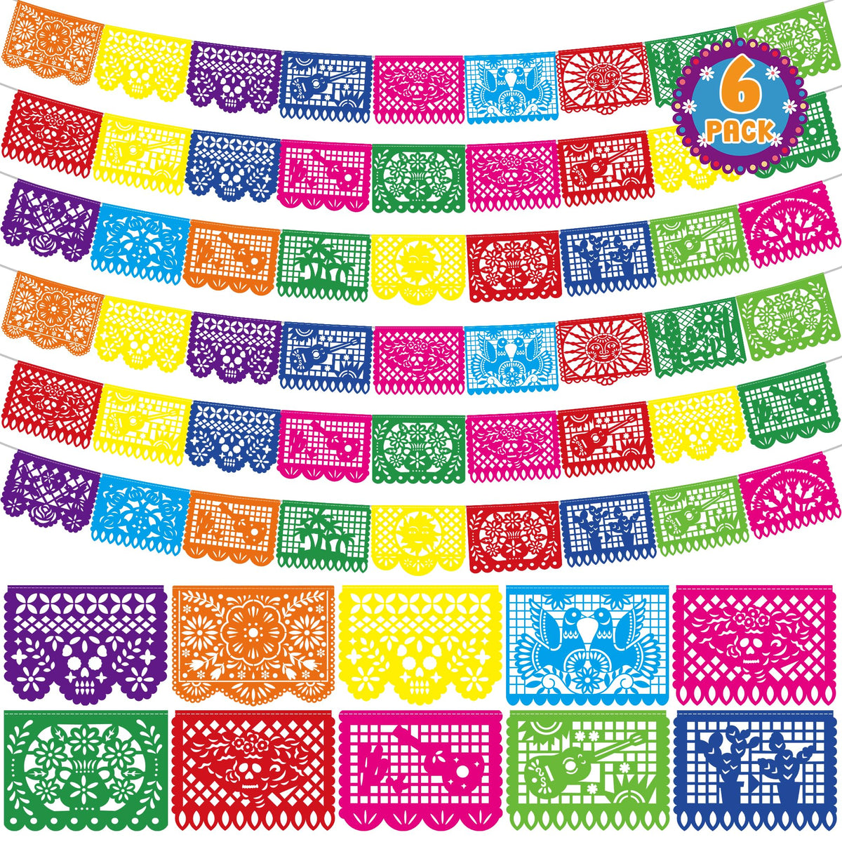 Heartome Cinco de Mayo banner flag assembly for vibrant indoor or outdoor events.