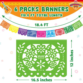 Heartome Cinco de Mayo banner outdoor ready, weather resistant decor for celebrations.