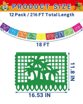 Heartome Cinco de Mayo banner double-sided for vivid visibility from any angle.