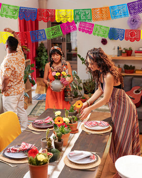 Heartome Cinco de Mayo banners hanging easily to transform yards or ceilings.