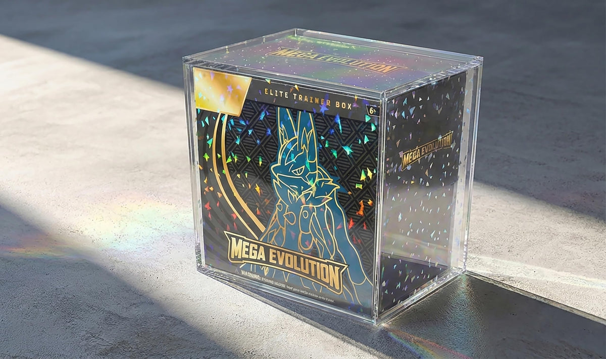 Heather & Willow holographic ETB case highlights shimmering finish for display