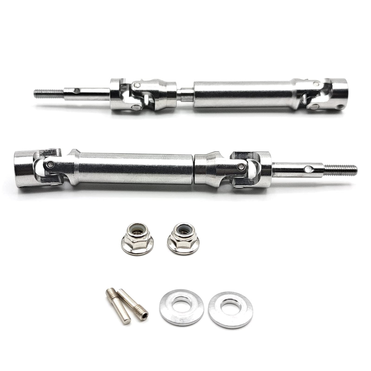 Traxxas Slash 2WD heavy-duty steel rear CVD shaft for durability.