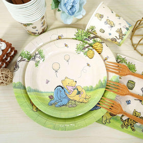 Heboland Winnie Birthday Table Setup — complete-set display for easy prep.