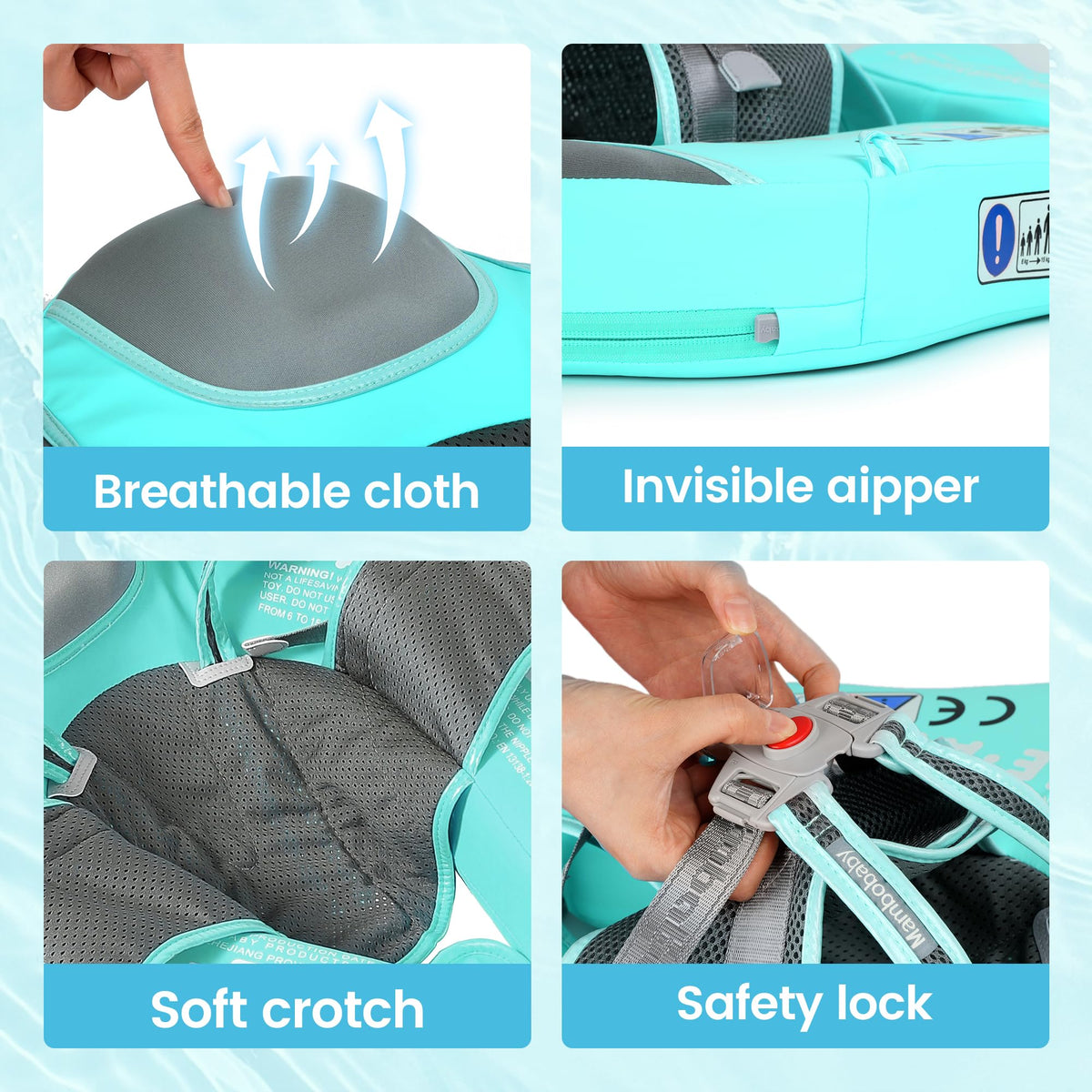 HECCEI Mambobaby Float adjustable buckle for secure infant fit