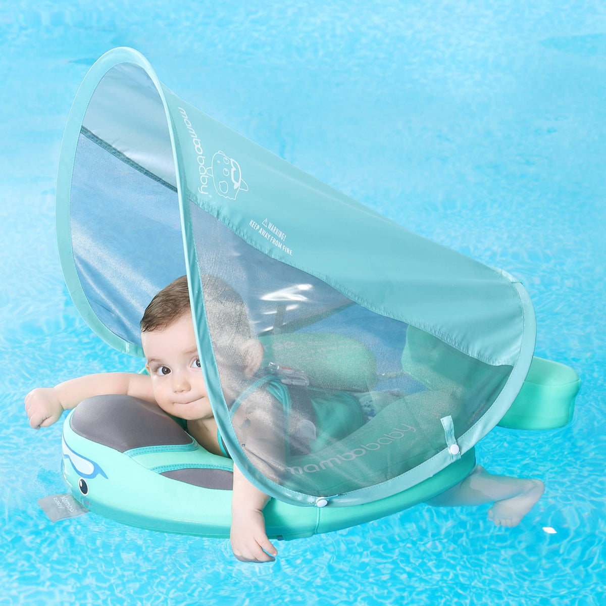 Adjustable size feature on HECCEI Mambobaby Float grows with your baby