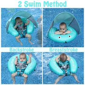 HECCEI Mambobaby float folded compactly for travel and storage