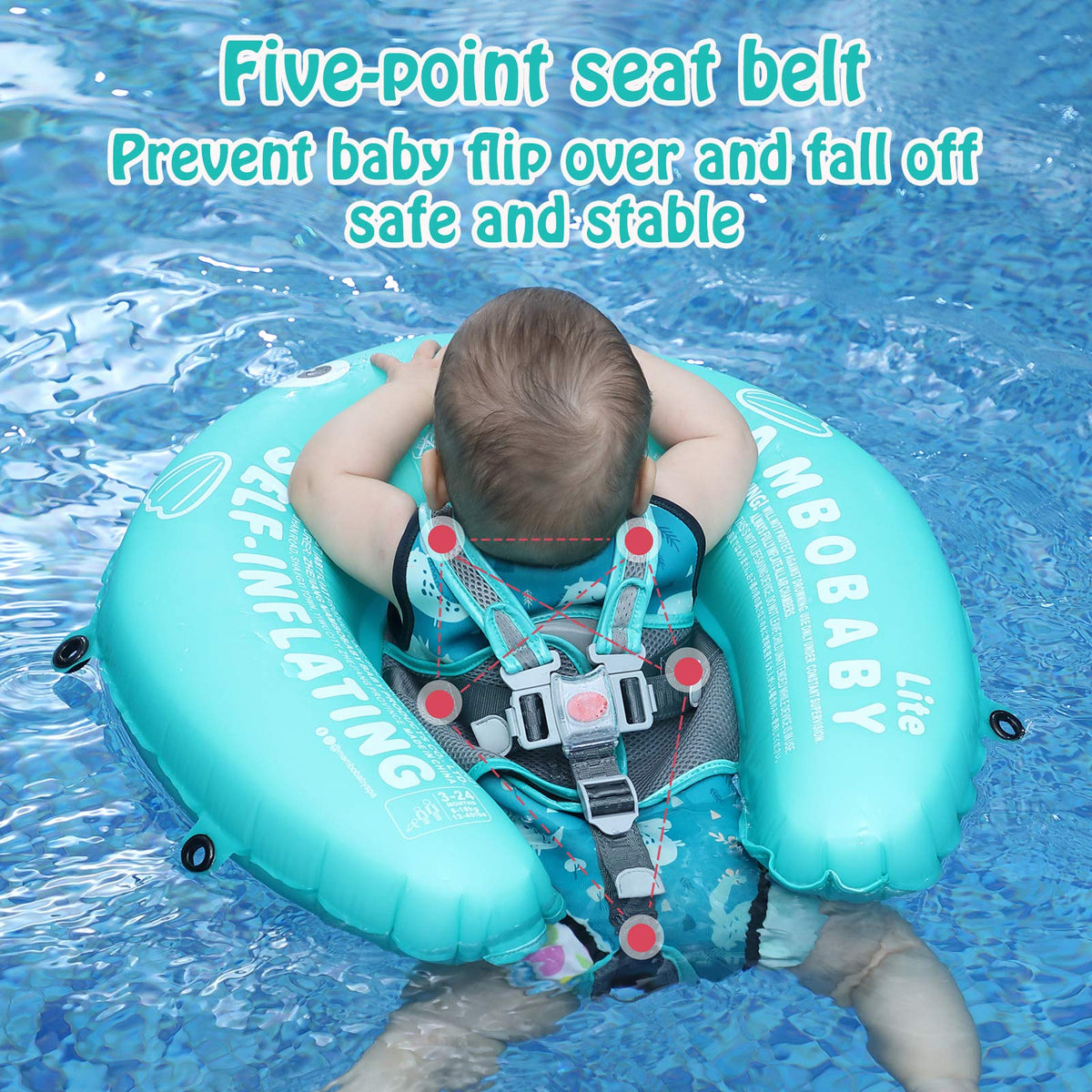 HECCEI Mambobaby float with safety buckle system for extra security