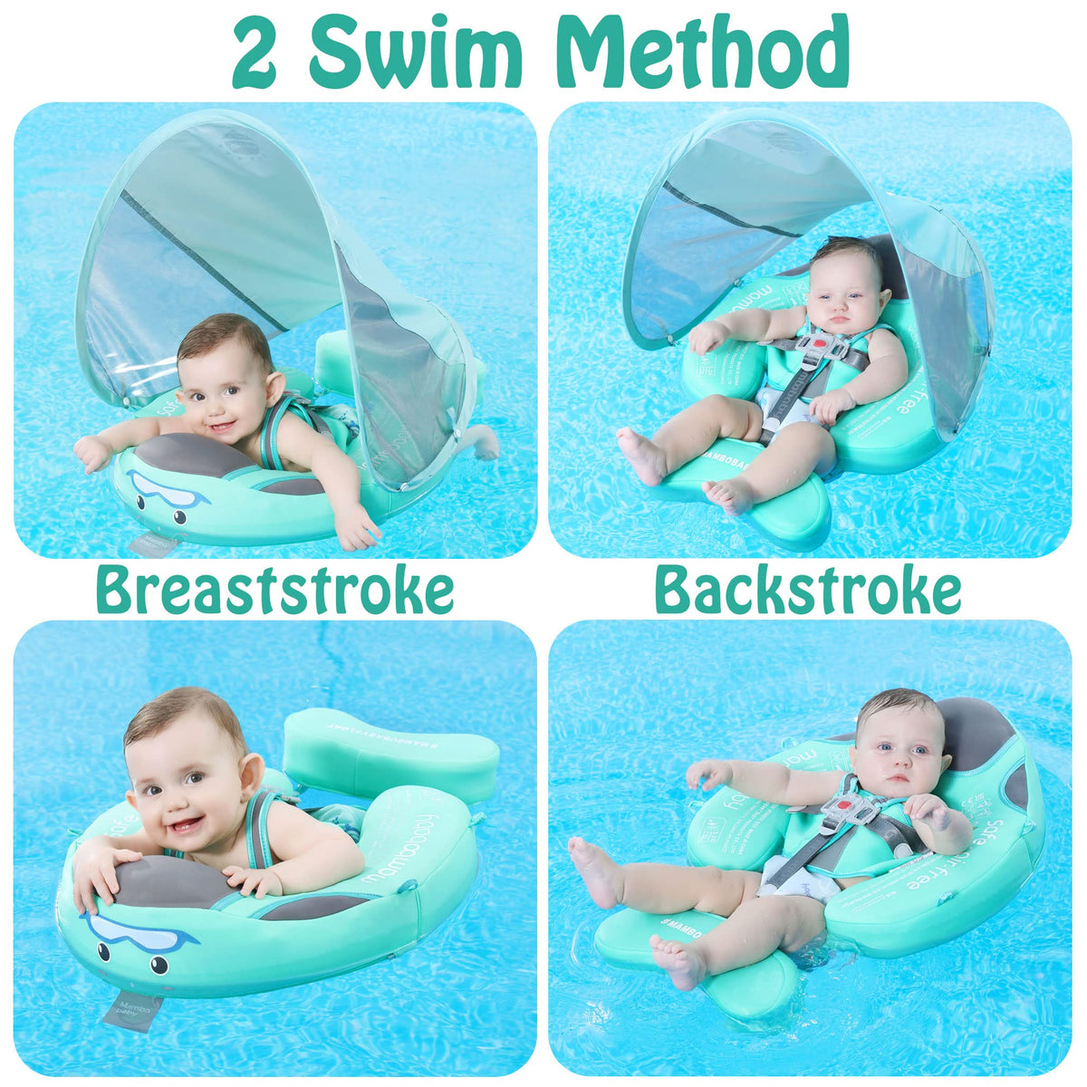 Soft skin-friendly fabric on HECCEI Mambobaby Float for gentle contact with baby skin