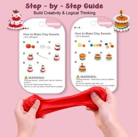 No oven required; mess-free crafting with Heckles clay