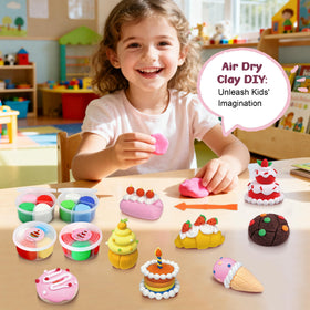 Open box reveals bright dessert color palette for quick crafting