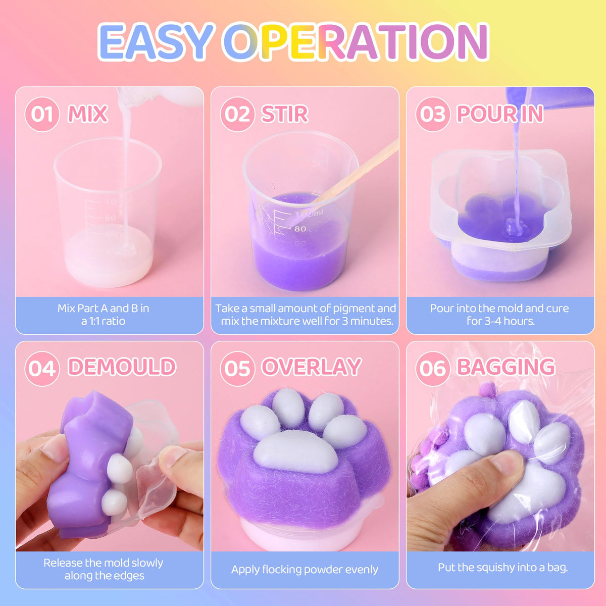 HECKLES Taba Squishy Kit dyes enabling vibrant color experiments
