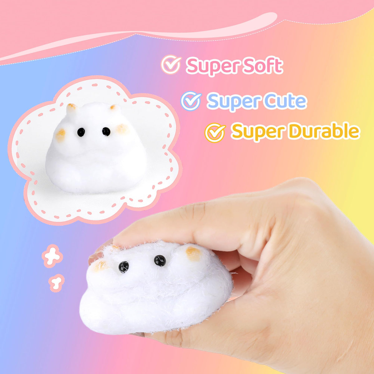 HECKLES Taba Squishy Kit molds ready for colorful, textured squishies