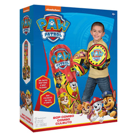 Hedstrom Paw Patrol Bop Bag graphics with Chase, Rubble, Skye, Marshall for engagement