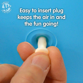 Includes pump with inflation adapter for quick setup.