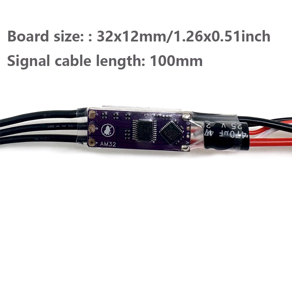 HeelAooRC AM32 ESC BEC and capacitor assembly for power stability