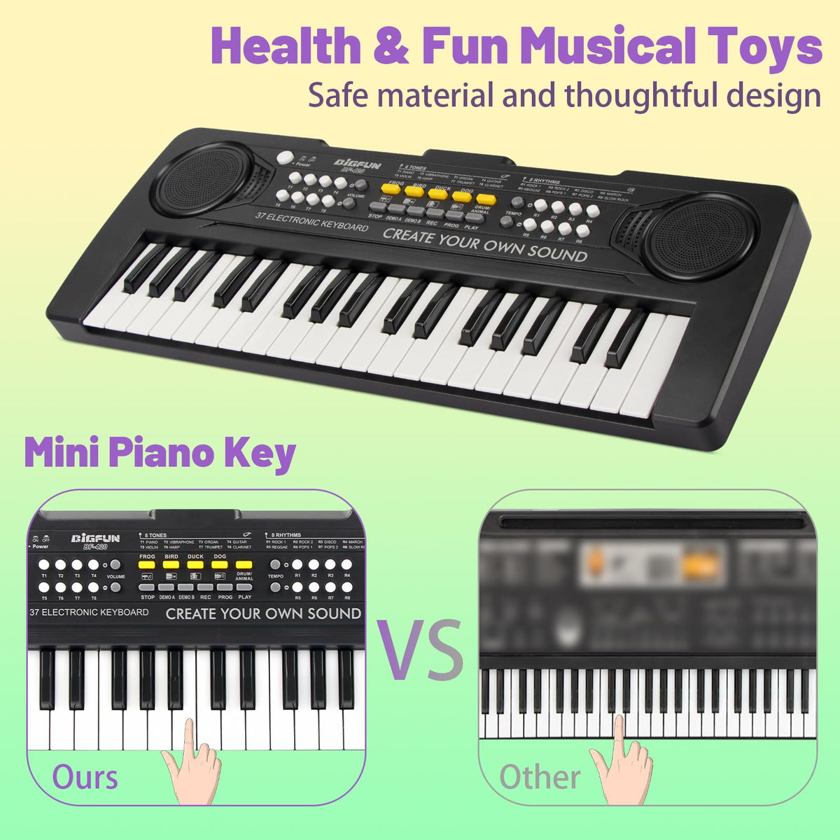 HEEPUEW keyboard with packaging, ready gift idea for young musicians.