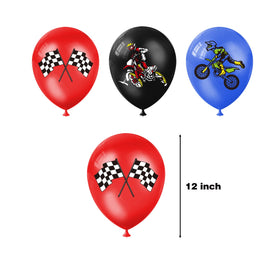 Heidaman dirt bike tablecloth ties theme and protects surfaces.