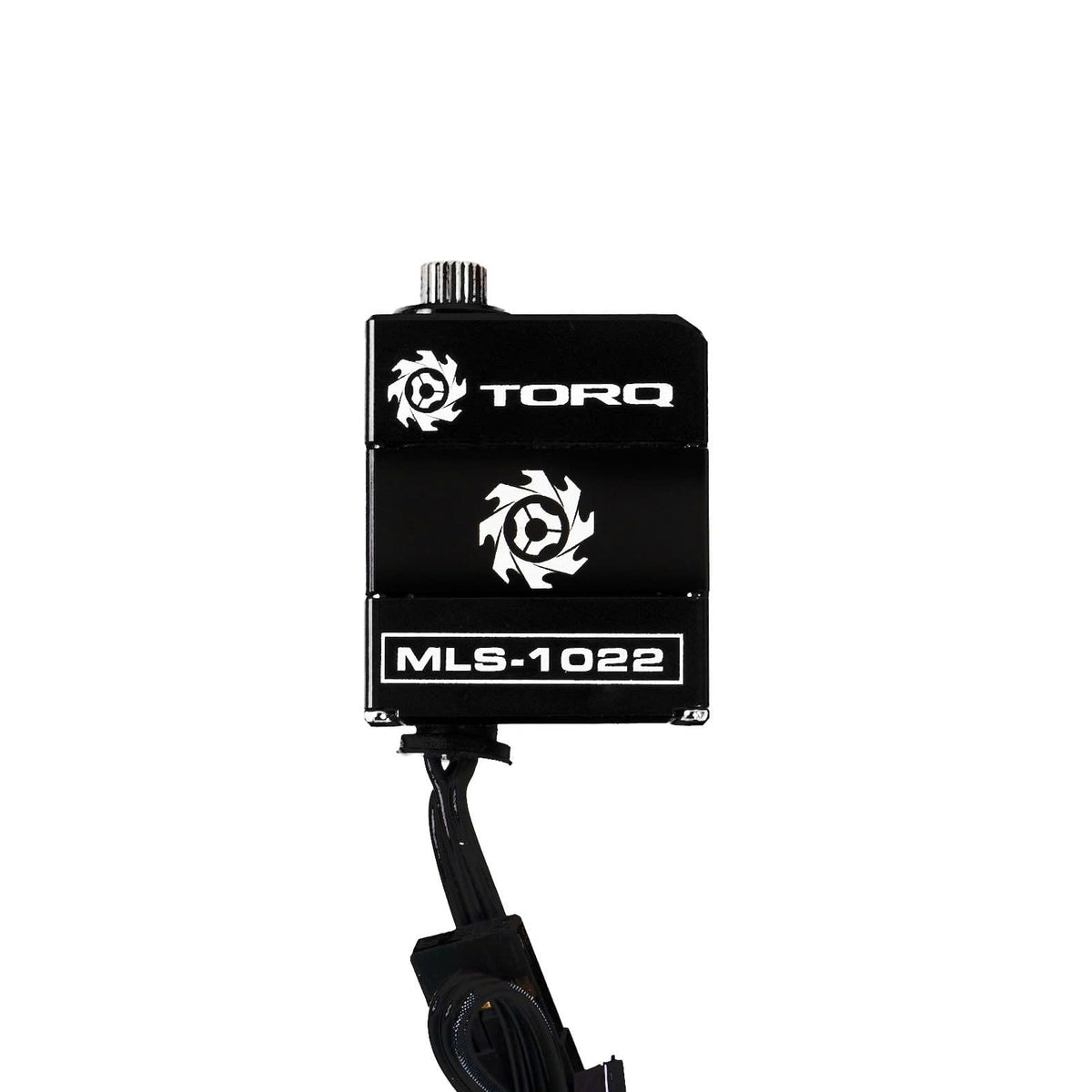 Helidirect TORQ MLS-1022 front view highlights compact high-torque servo for SCX24 crawlers.