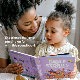Hello 2 Kids Bible Stories built-in speaker delivers clear kid-friendly audio