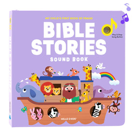 Hello 2 Kids Bible Stories sound book open pages supports interactive learning for toddlers