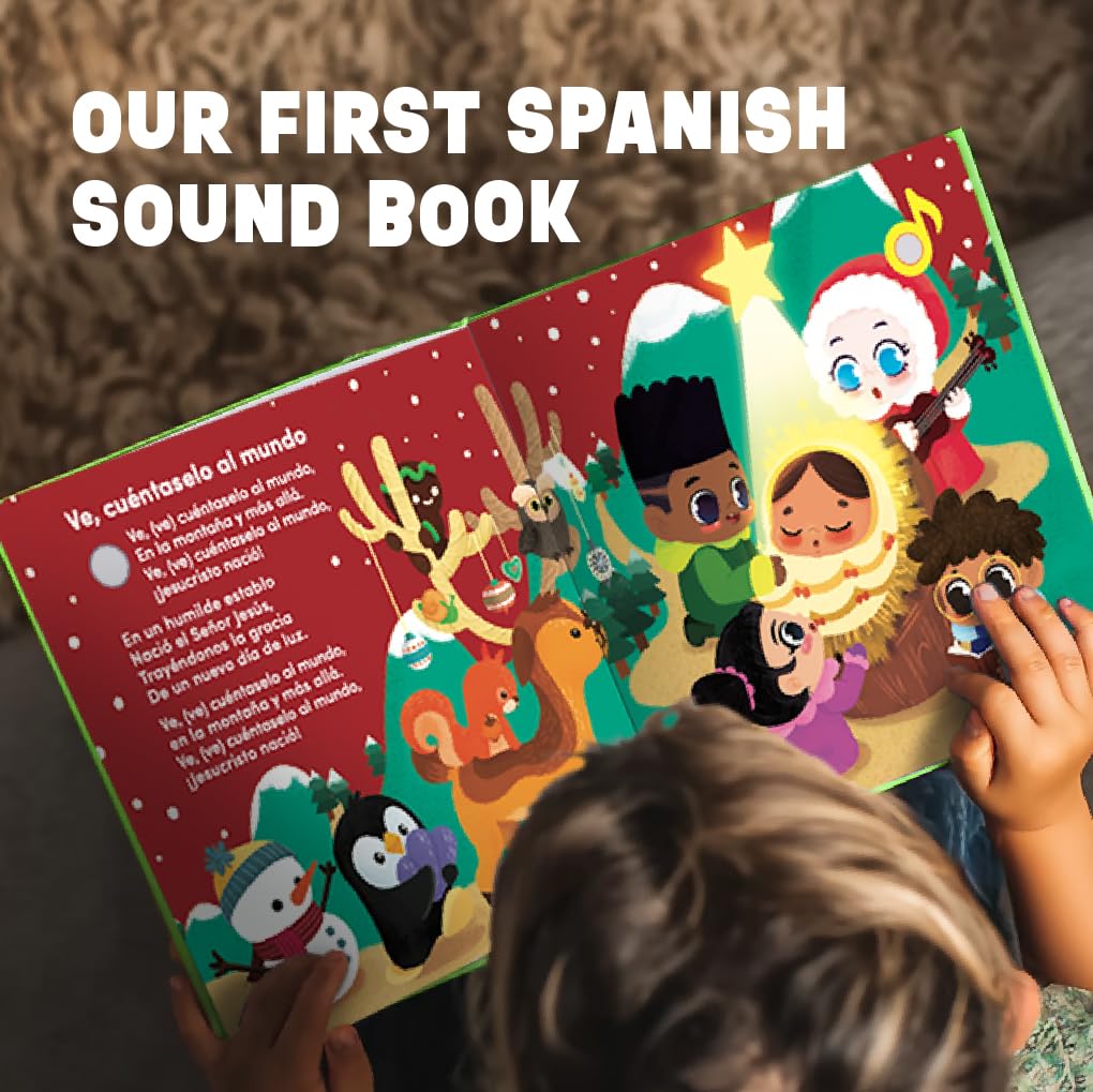 Hello 2 Kids Cristo Me Ama buttons image invites little singers to press and sing.