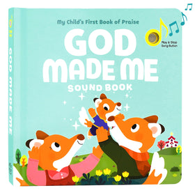 Hello 2 Kids God Made Me Christian Sound Book cover invites early faith learning through vivid illustrations