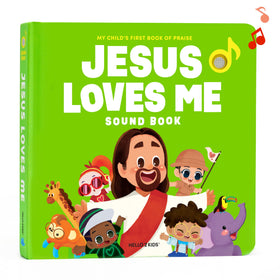 Hello 2 Kids Jesus Loves Me book cover for toddlers' faith exploration