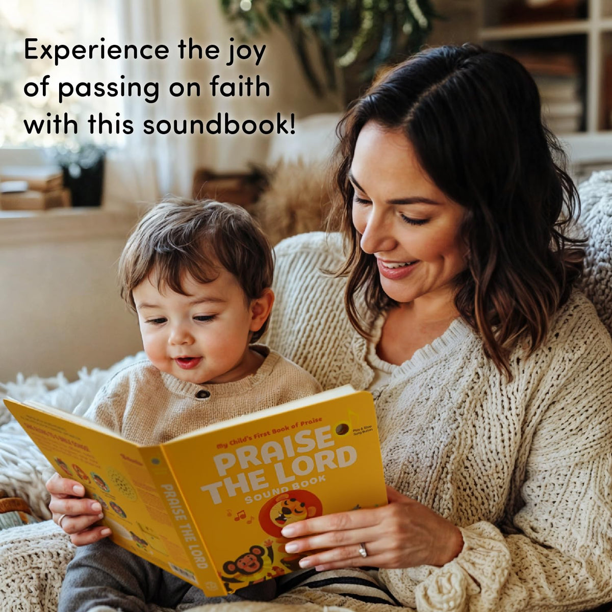 Built-in speaker of Hello 2 Kids Praise The Lord Sound Book delivering clear songs.
