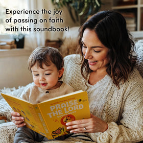 Built-in speaker of Hello 2 Kids Praise The Lord Sound Book delivering clear songs.