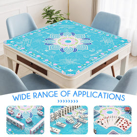 Hello.HELEN versatile mat supports mahjong, poker, dominoes, and board games.