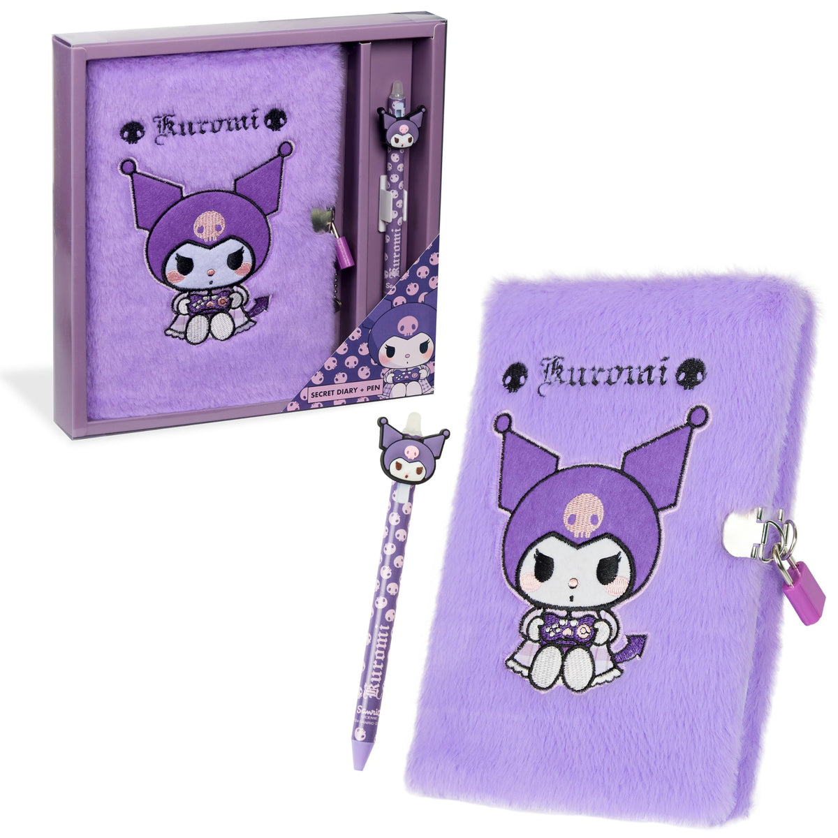 Hello Kitty lockable diary closeup showing privacy-friendly design.