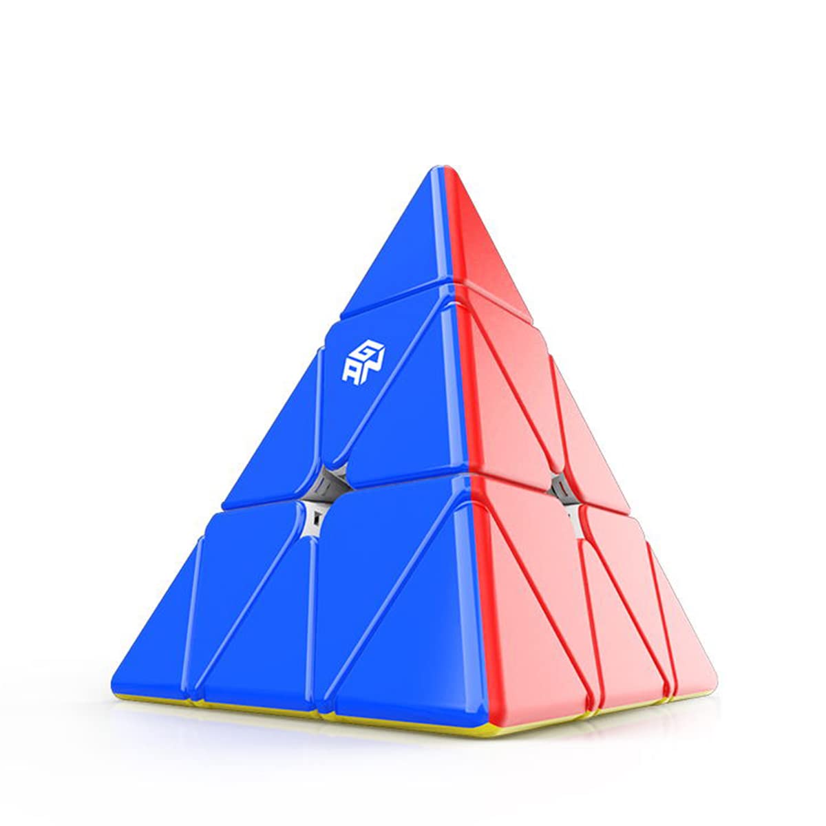 HELLOCUBE GAN Pyramid front view shows 36 magnets for stable alignment