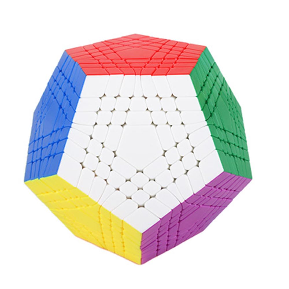 HELLOCUBE Teraminx 7x7 cube, stickerless design, smooth turns for speed solving.
