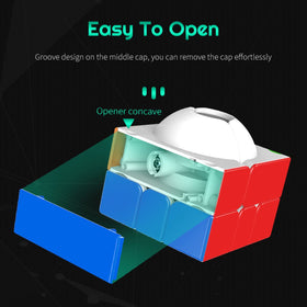 HELLOCUBE YJ MGC Square-1 angled-turn demonstrates smooth magnet-assisted rotation.