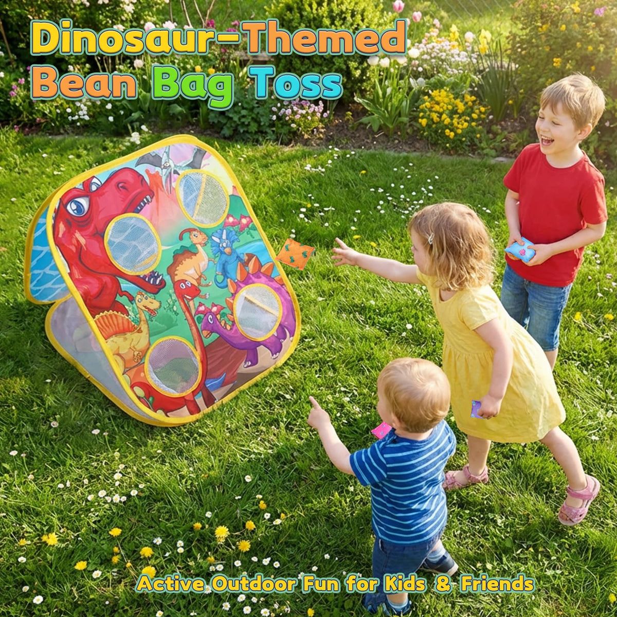 HelloJoy outdoor yard playset ready for kids' active, screen-free fun