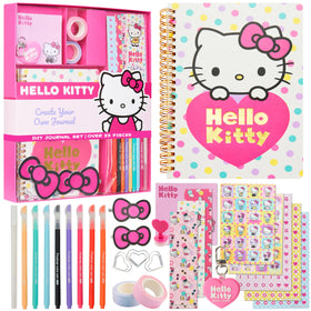 Hello Kitty DIY Journal Kit cover with bright design for creative journaling
