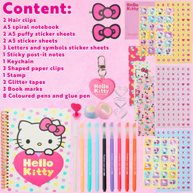Hello Kitty DIY Journal Kit glitter tape adds sparkle to journals
